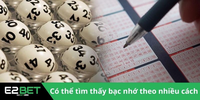Có thể tìm thấy bạc nhớ theo nhiều cách 