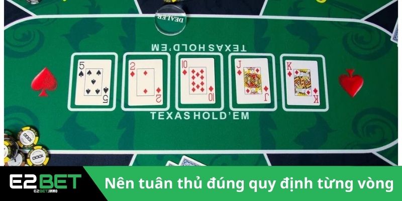 Nên tuân thủ đúng quy định từng vòng 